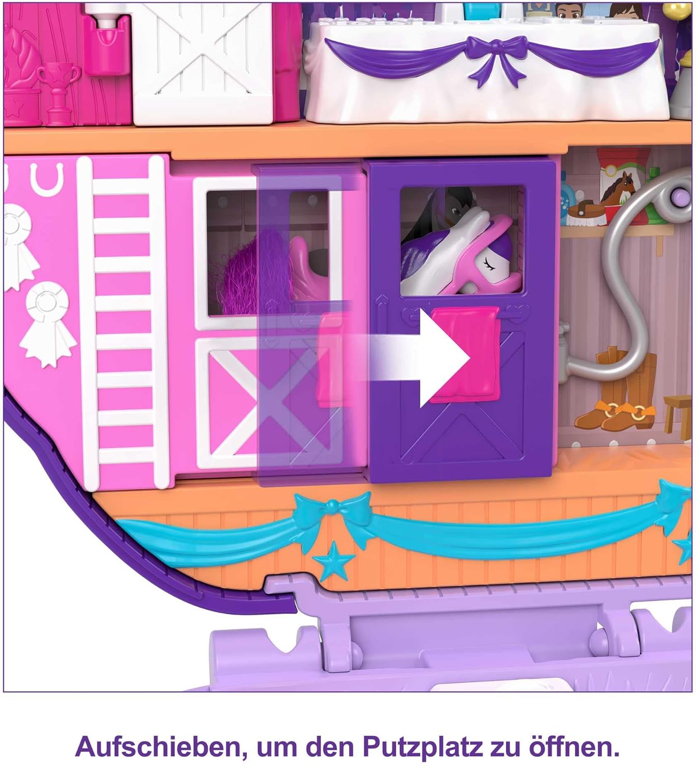 Polly Pocket GTN15 - Valigetta Caffetteria Riccio con Design Caffè e Animali, Mini Bambola Polly e HCG16 - Acquario Lontre, Tema Acquario con Micro Bambole Polly e Nicolas, 5 Sorprese e 12 Accessori
