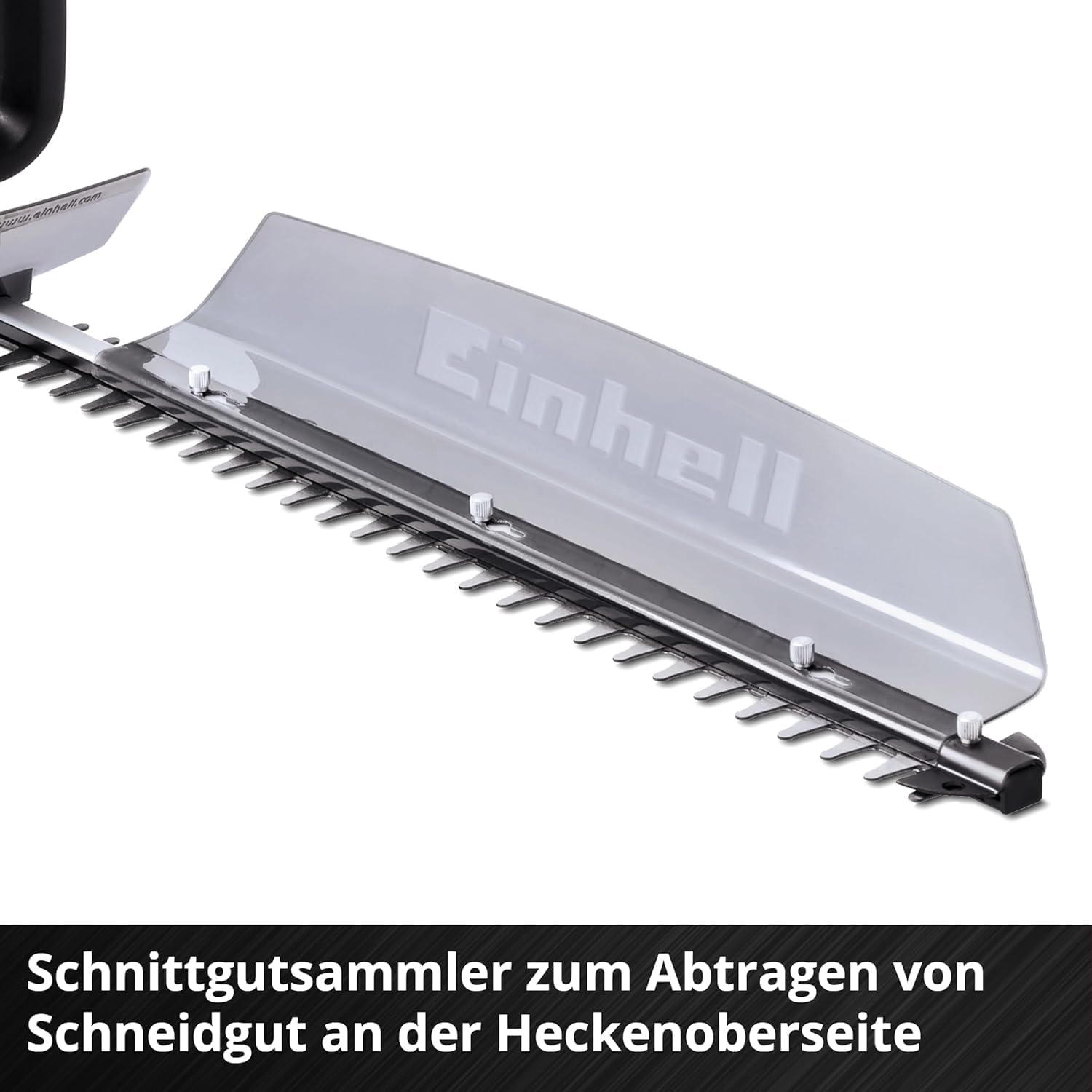 Einhell Tagliasiepi a batteria GC-CH 1855/1 Li-Solo Power X-Change (18 V, lunghezza di taglio 55 cm, distanza tra i denti 18 mm, con raccoglierba, senza batteria)