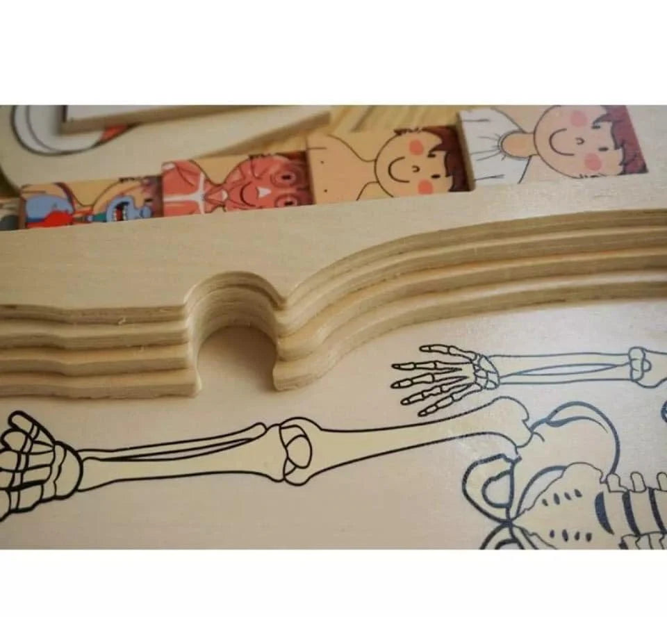 Woods - Avventura Anatomica - Puzzle in Legno