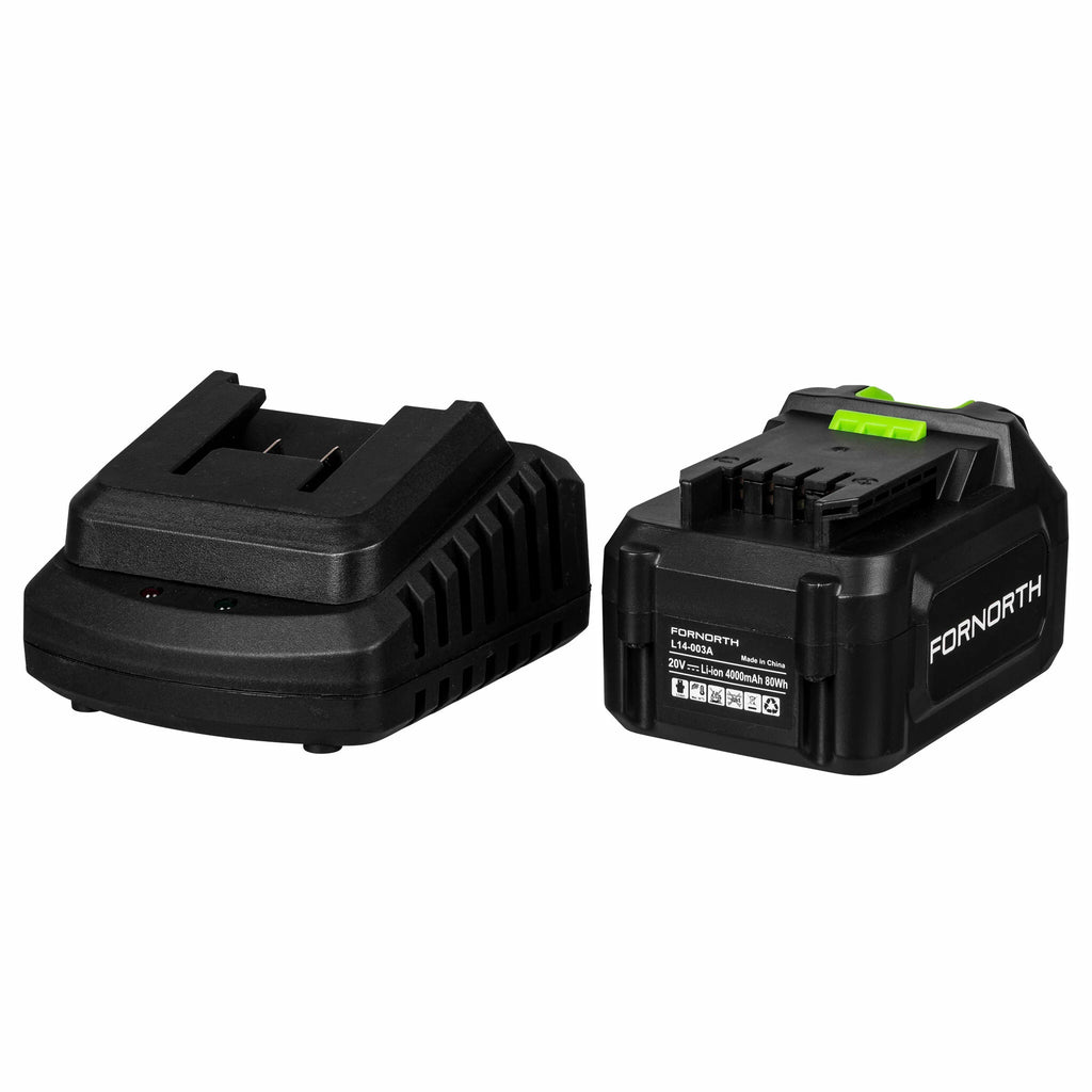 Fornorth Tosaerba a batteria GH1000e, 20V, include batteria e caricabatterie