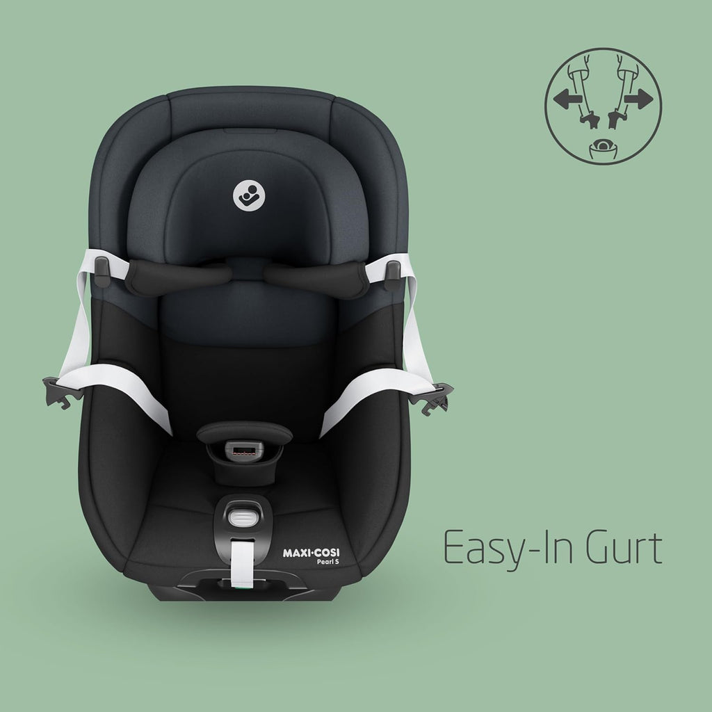 Maxi-Cosi Pebble 360 Pro, Seggiolino auto reclinabile SlideTech, da 0 a 15 mesi, da 0 a 13 kg, da 40 a 87 cm, per i seggiolini auto girevoli FamilyFix 360 Pro, G-CELL Side Impact Protection, Tonal Graphite