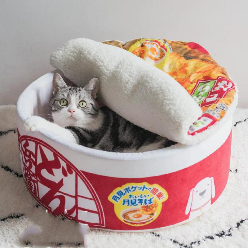 YUMI Haustierbett - Originelles Design für Katzen und Hunde, Komfortable Kuschelhhle
