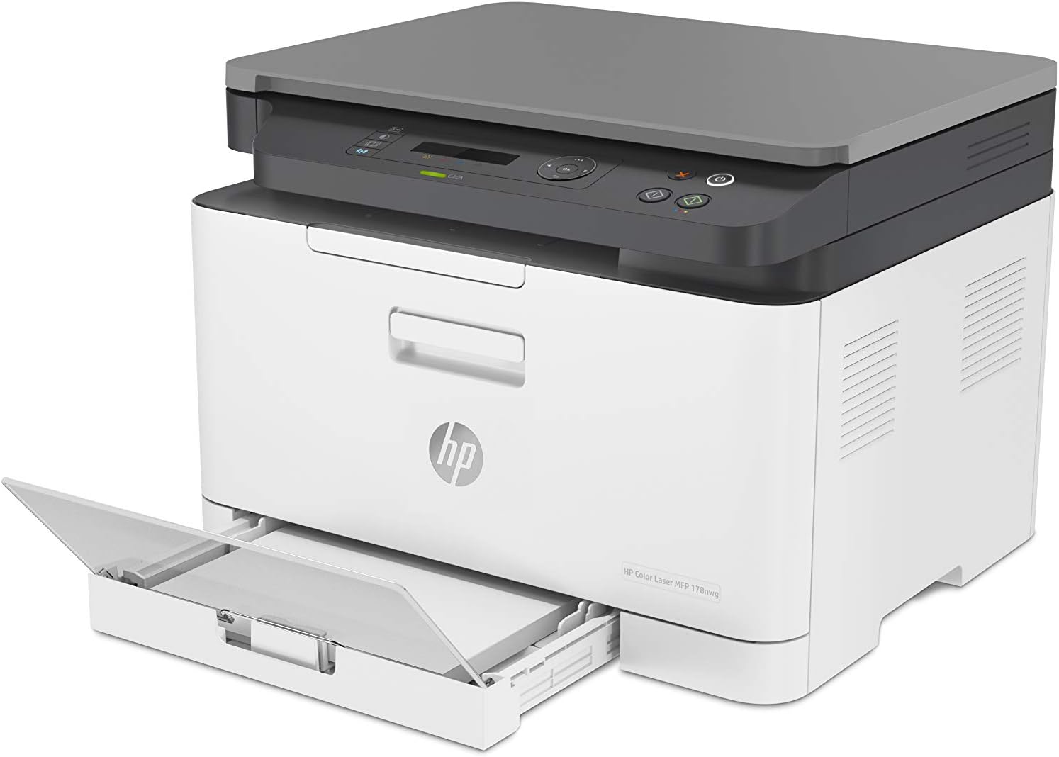 HP Color Laser MFP 179fwg Stampante multifunzione laser a colori, Stampa, Copia, Scansione, Fax, Alimentatore automatico di documenti, Wi-Fi, Ethernet, USB, App HP Smart