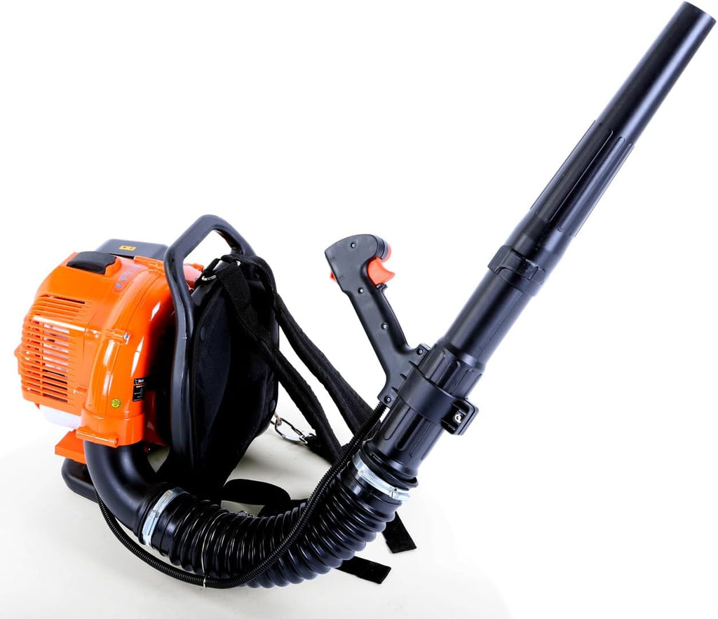 FUXTEC Soffiatore a benzina a zaino FX-LB133T – oltre 300 km/h – comodo per la schiena e portatile per grandi superfici – soffiatore a zaino, soffiatore a 2 tempi
