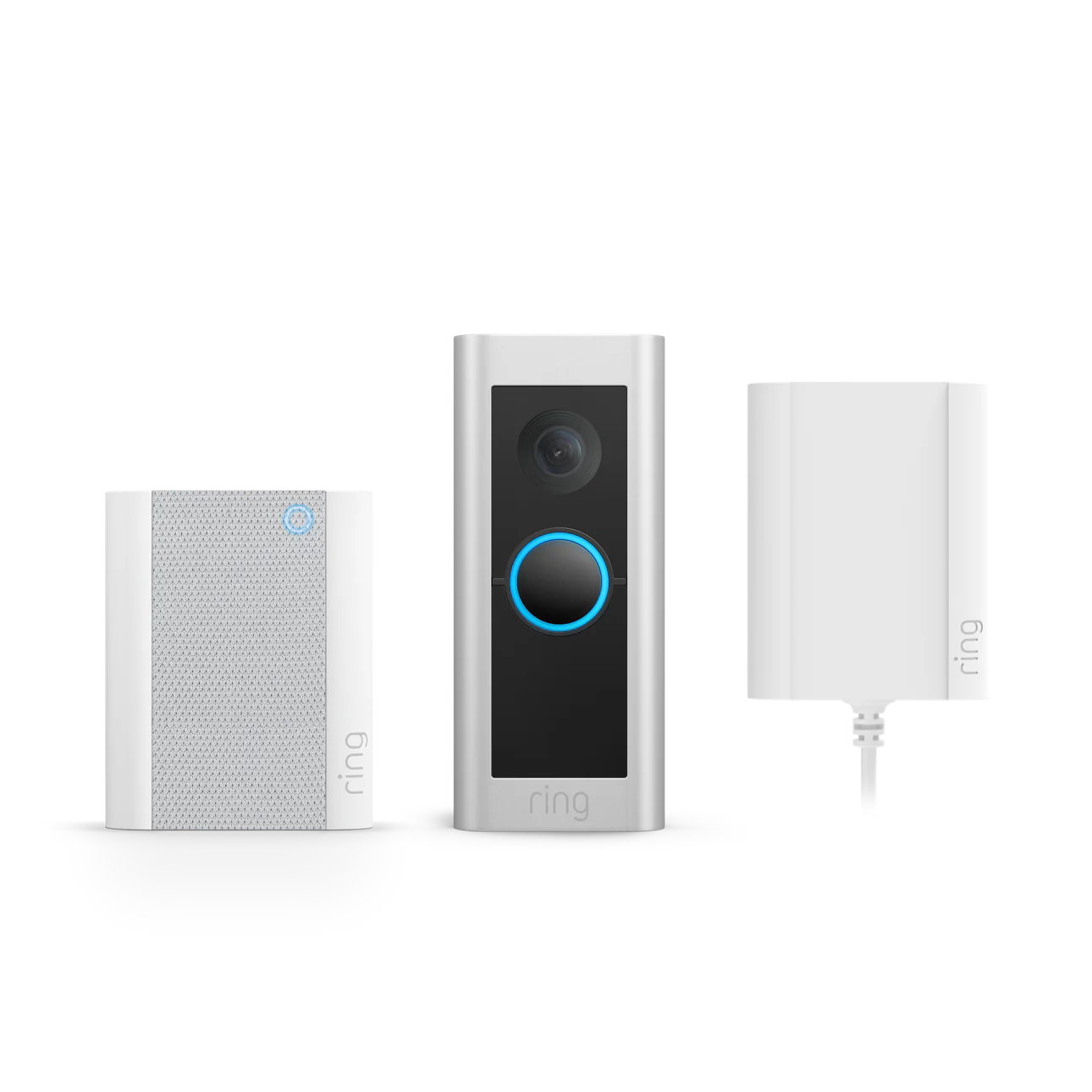 Videocitofono Pro Wired con alimentatore + Chime (Precedentemente: Video Doorbell Pro 2 + alimentatore a spina + Chime)