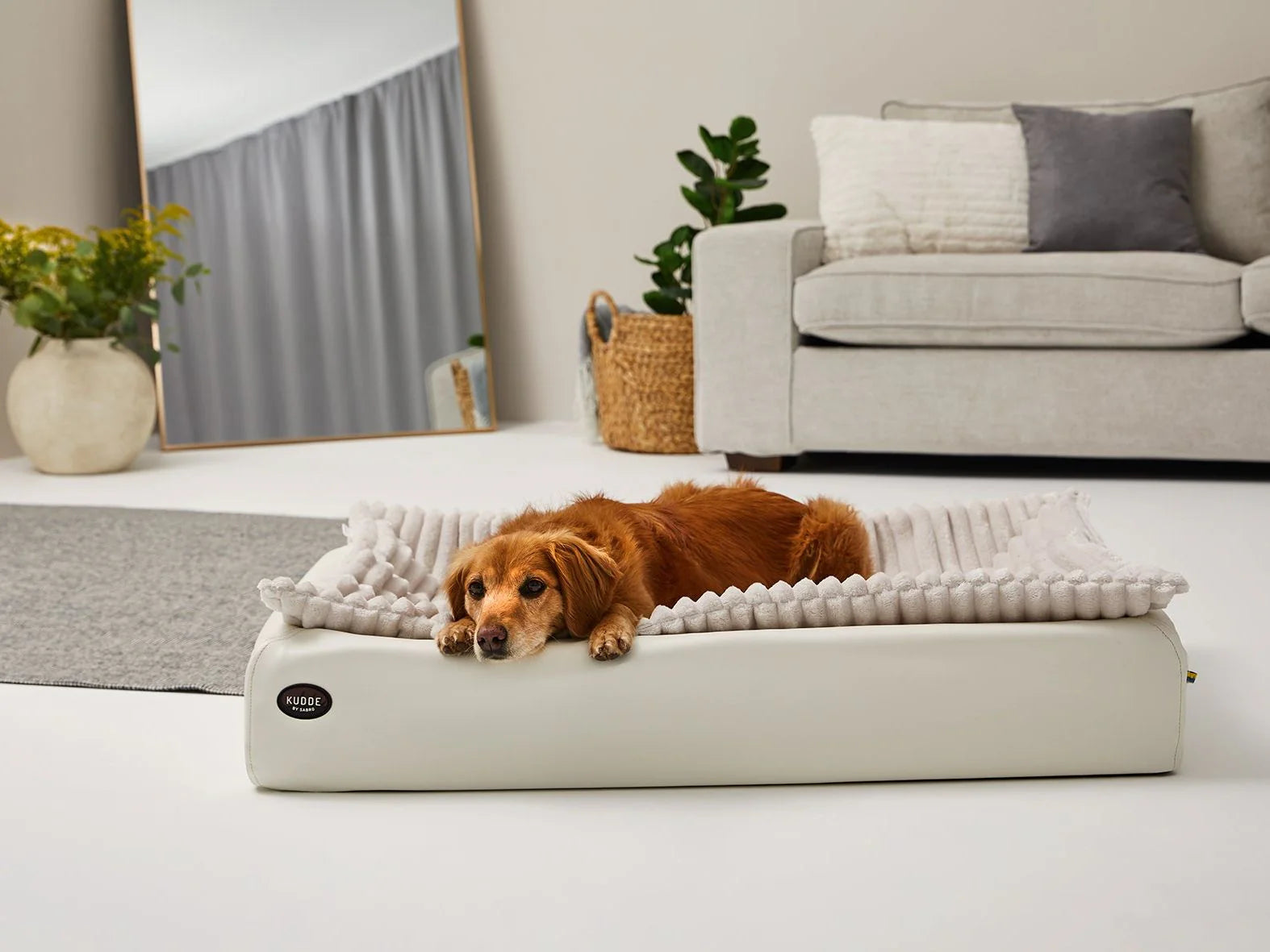 Hundebett KUDDE Pastell