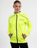 Giacca termica da ciclismo da donna - Giacca da corsa Air Tech Neon