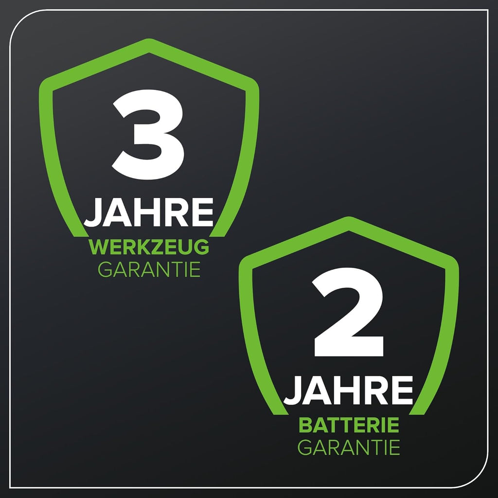 Greenworks 40V Akku Rasentrimmer für mittelgroße Gärten, höhenverstellbar, 30 cm Schnittbreite, automatischer Vorschub 1,65 mm Nylon Faden, zwei 40V 2Ah Akkus & Ladegerät, 3 Jahre Garantie G40LTK2X