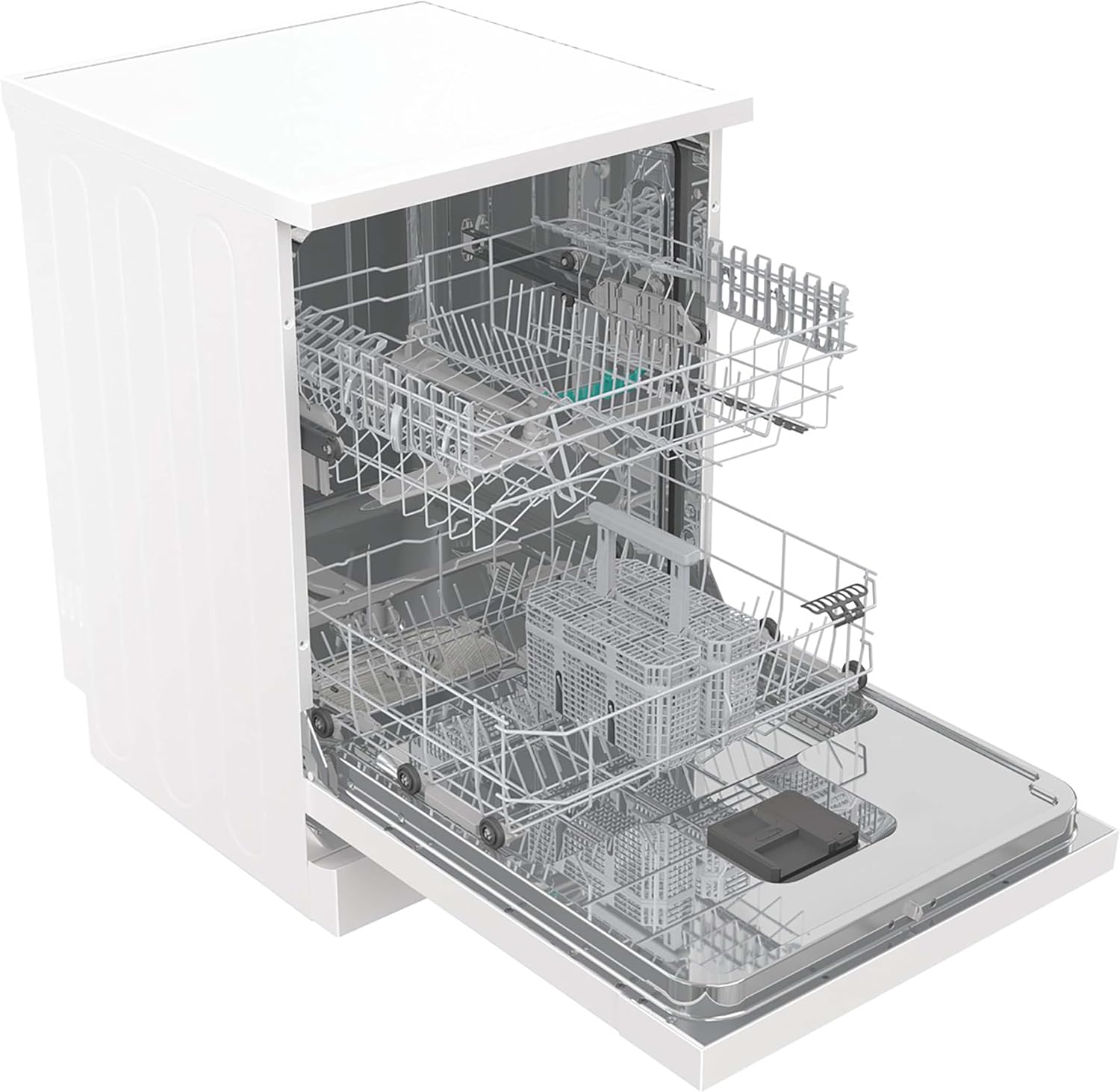 Gorenje GS642E90W Lavastoviglie a libera installazione, 60 cm, 13 coperti, Total AquaStop, protezione completa anti-trabocco, Programma Igiene, funzione SpeedWash, autopulizia, cestello portaposate UltraClean