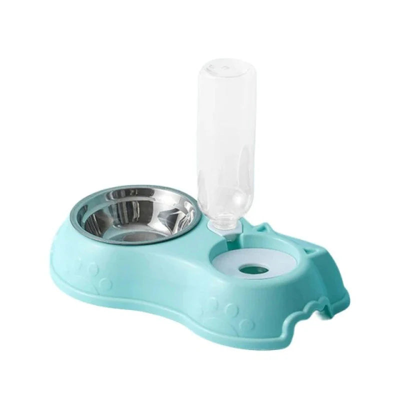 Edelstahl Futter- und Wassernapf Set für Haustiere