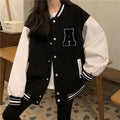 Lozenda - Giacca da baseball coreana da donna