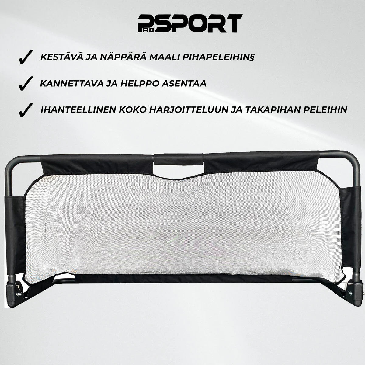 ProSport Fuballtor 150x60x60cm Premium Schwarz