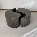 Runder Couchtisch Tao, Rohstahl Ying Yang