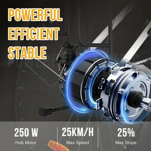 E-Bike Evercross EK8S – 250W, 26 pollici, batteria da 12Ah, autonomia fino a 90 km
