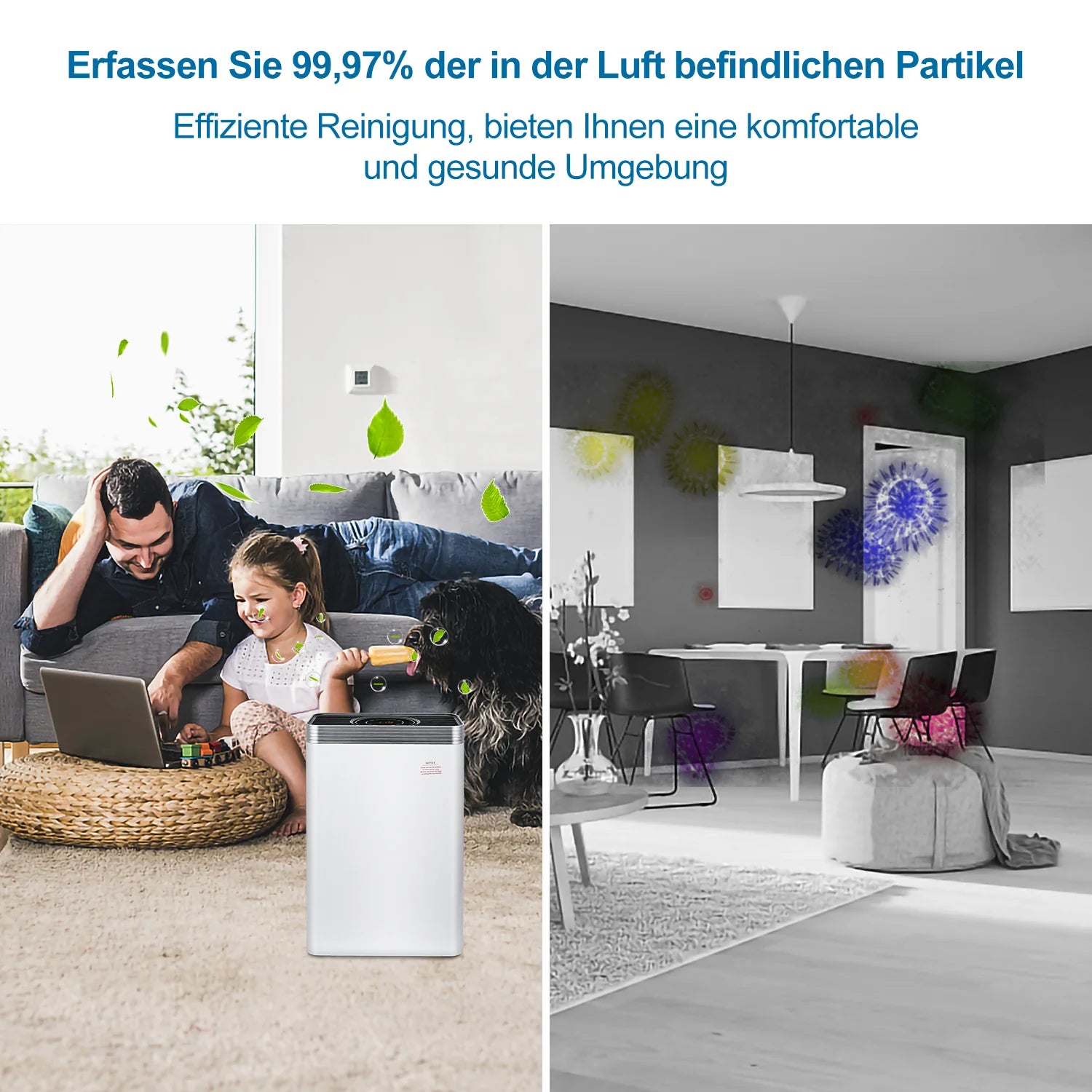 Sonnewelt Luftreiniger Air Purifier 5-in-1