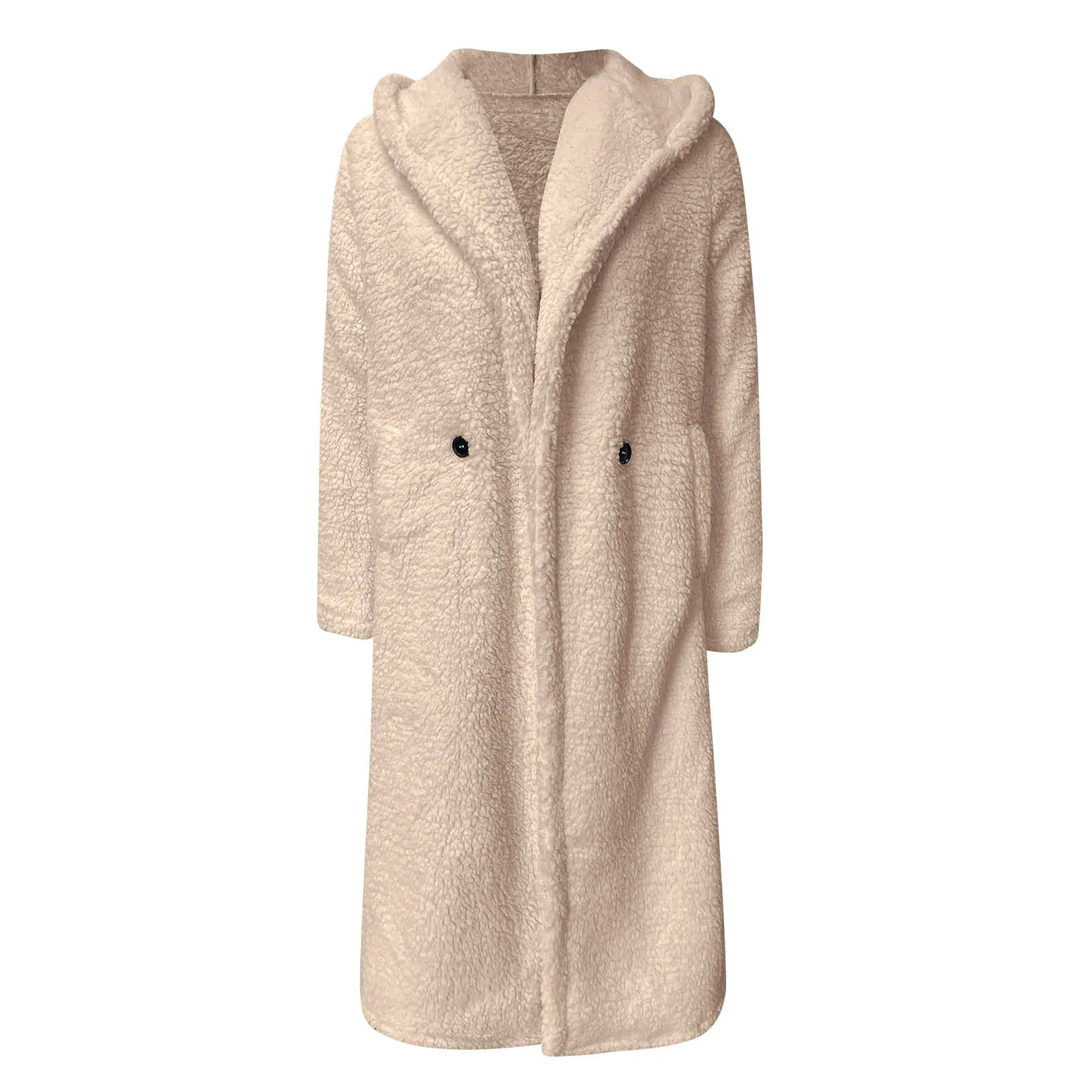 Lozenda – Luxuriser Teddy Mantel mit Kapuze