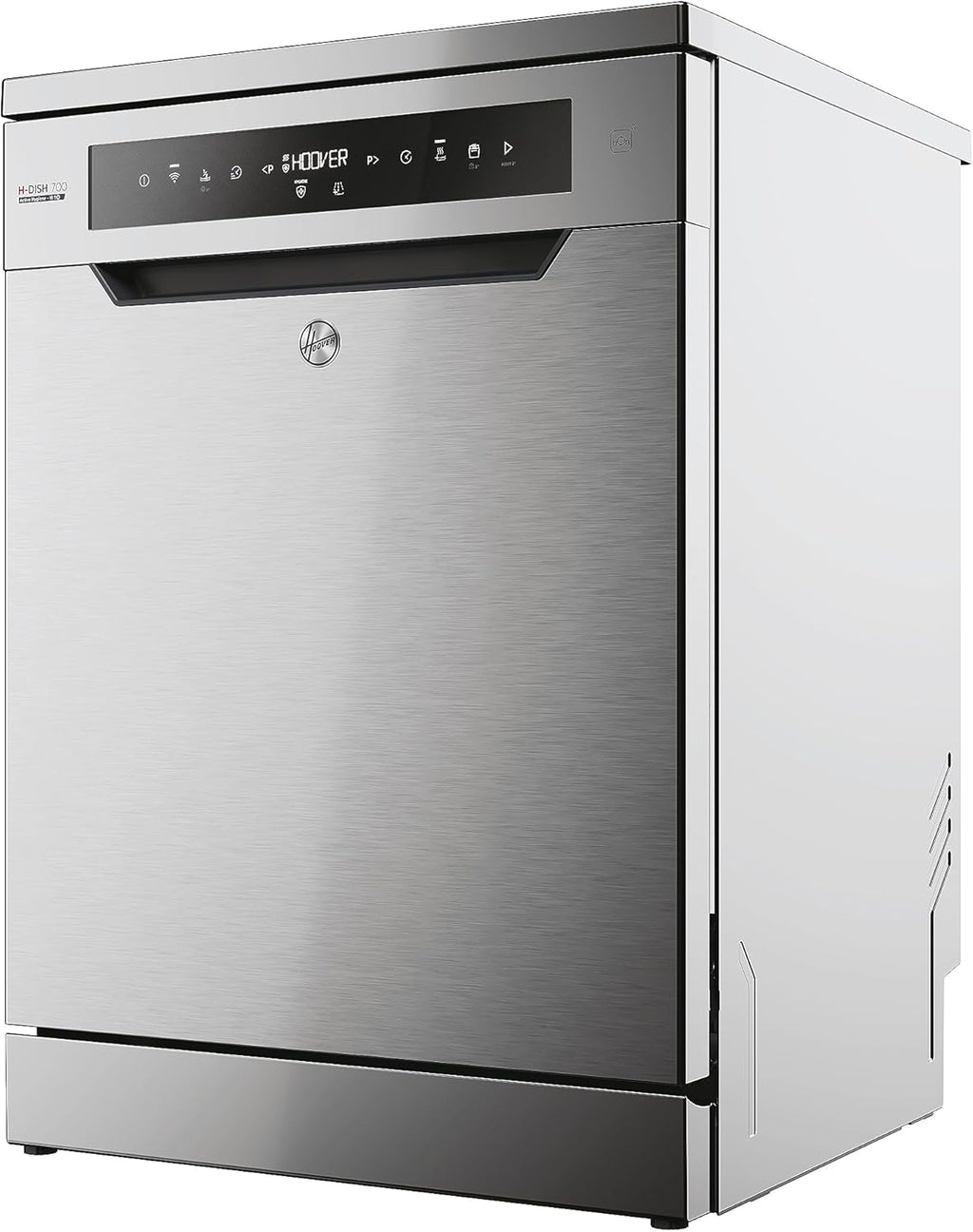 Lavastoviglie Hoover HF 4C6F0PW; 14 coperti; Libera installazione, 60 cm di larghezza; Classe di efficienza energetica C; Controllo intelligente con tecnologia WiFi + Bluetooth