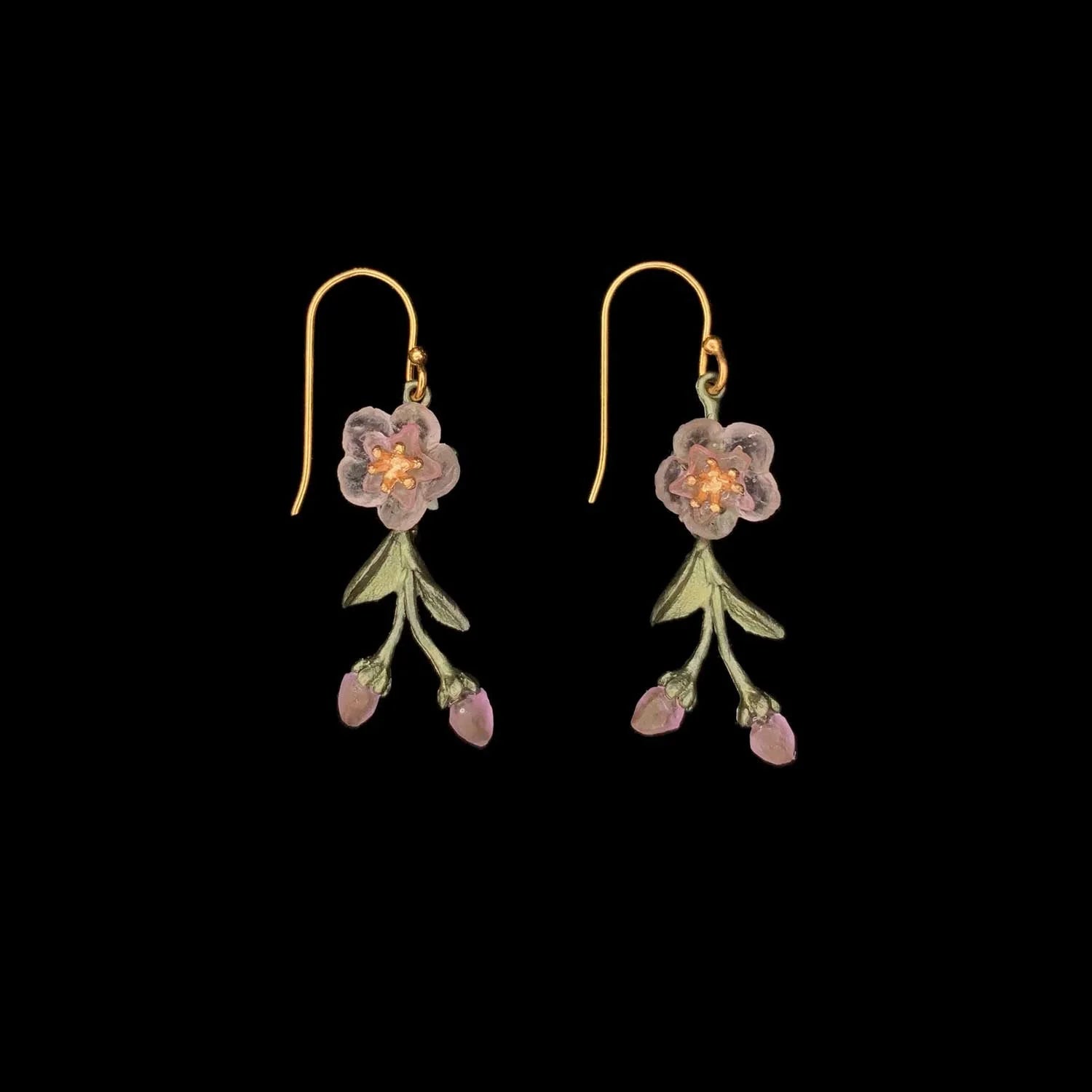 Pfirsichblüte Ohrhnger - Zierliche Blüte