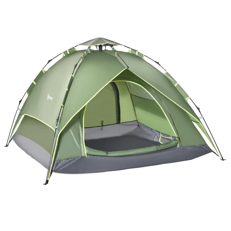 Tenda da campeggio Outsunny 4 stagioni, montaggio rapido, da esterno