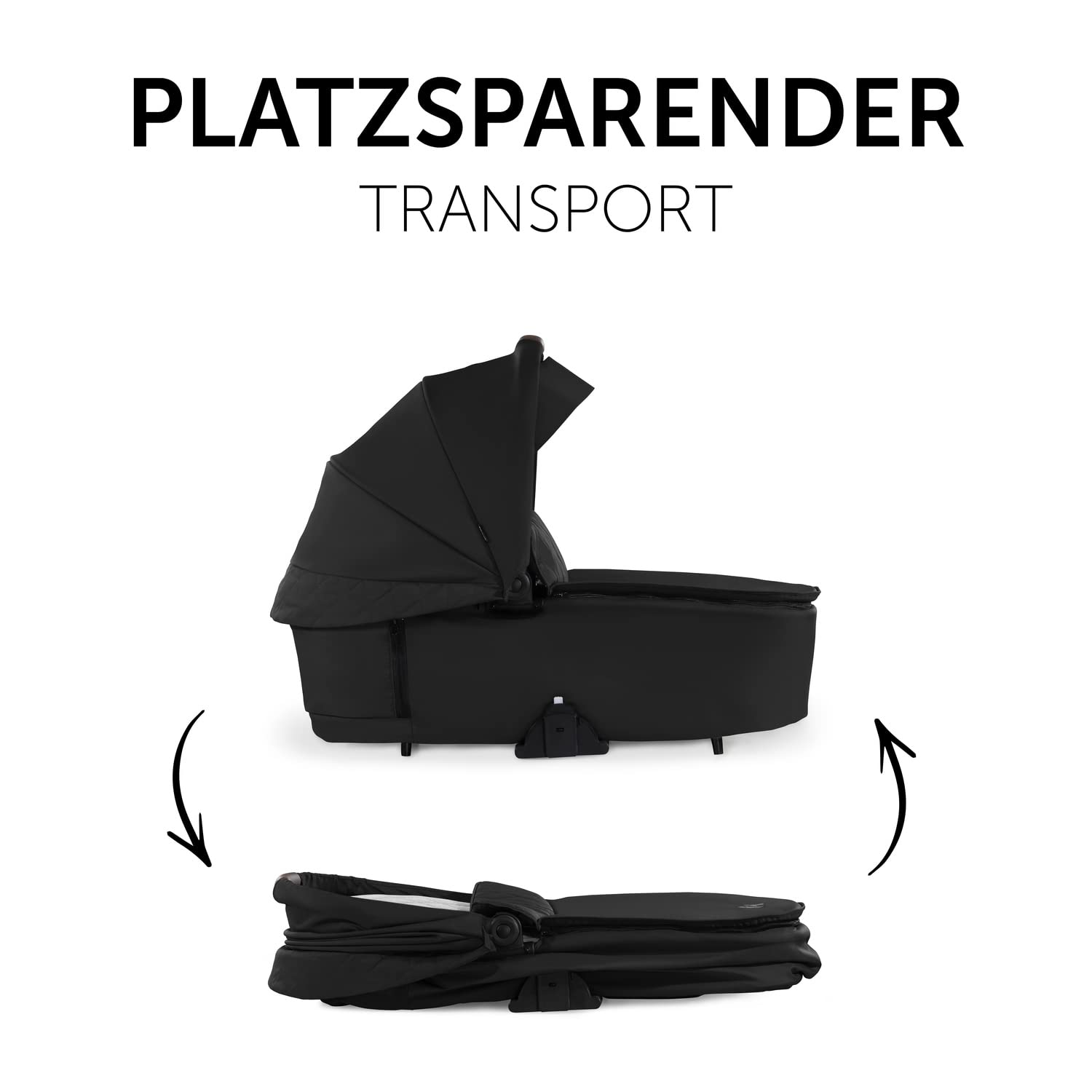 hauck Kinderwagen mit Beindecke Walk N Care ab Geburt bis 22 kg mit Liegefunktion, Becherhalter, Sitz Wendbar & Höhenverstellbar, Gummireifen, Teleskopgriff, UPF 50+, Zusammenklappbar (Dark Navy Blue9
