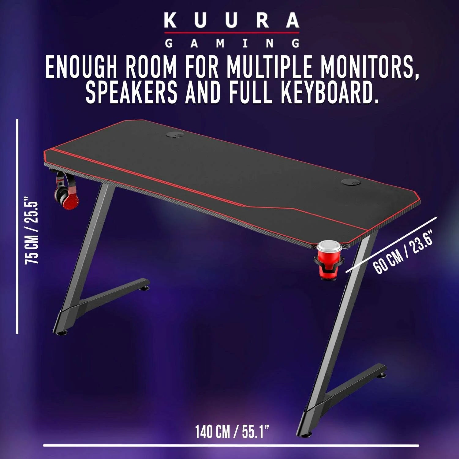 Kuura Gaming Scrivania da gioco Pro