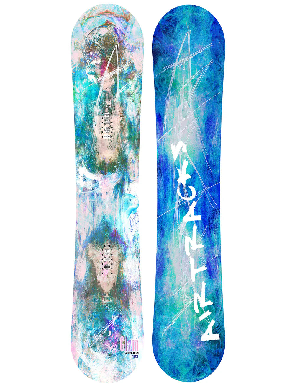 Damen Snowboard Glam Zero Rocker Setprodukt