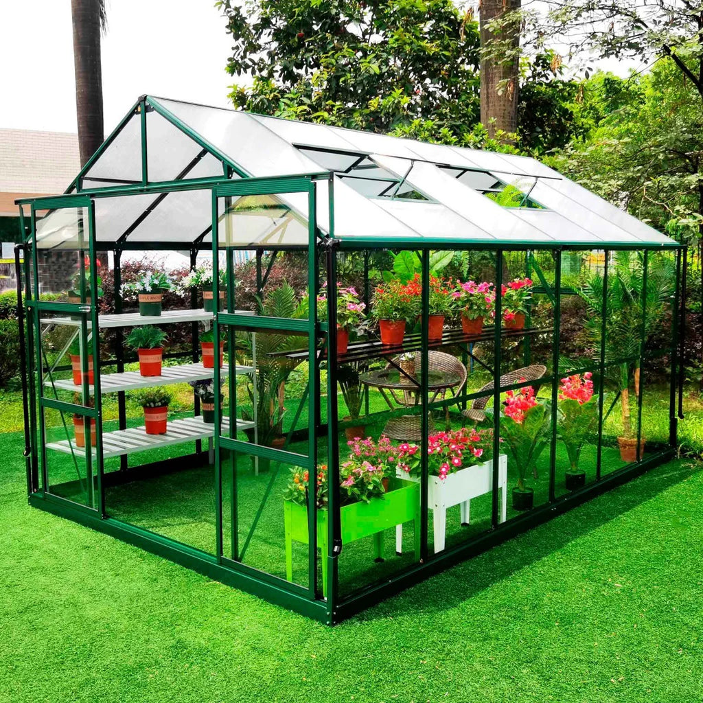 Metalcraft Serra, 9,6m, vetro di sicurezza 4mm, verde