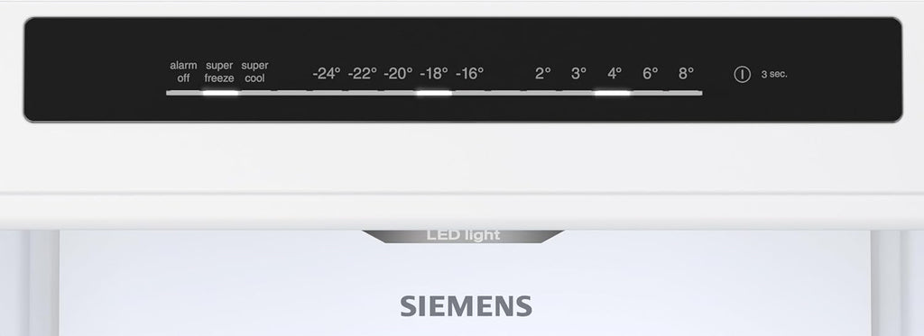 SIEMENS KG39EAICA iQ500 Frigorifero con congelatore, 201 x 60 cm, 249 L frigorifero + 94 L congelatore, LowFrost sbrinamento meno frequente, illuminazione a LED uniforme, BigBox spazio per alimenti congelati di grandi dimensioni