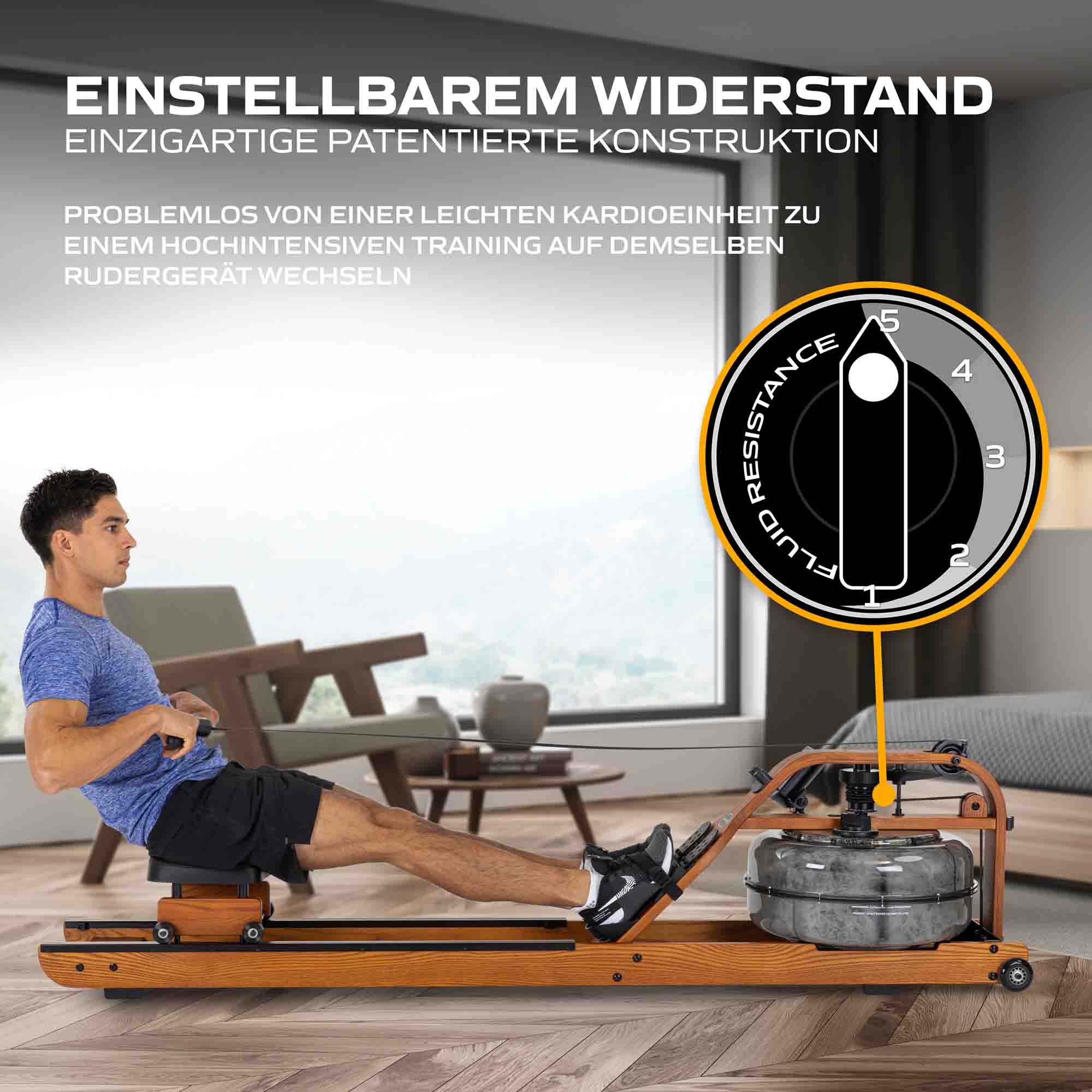 Fluid Rower Rudergert Viking 3 V
