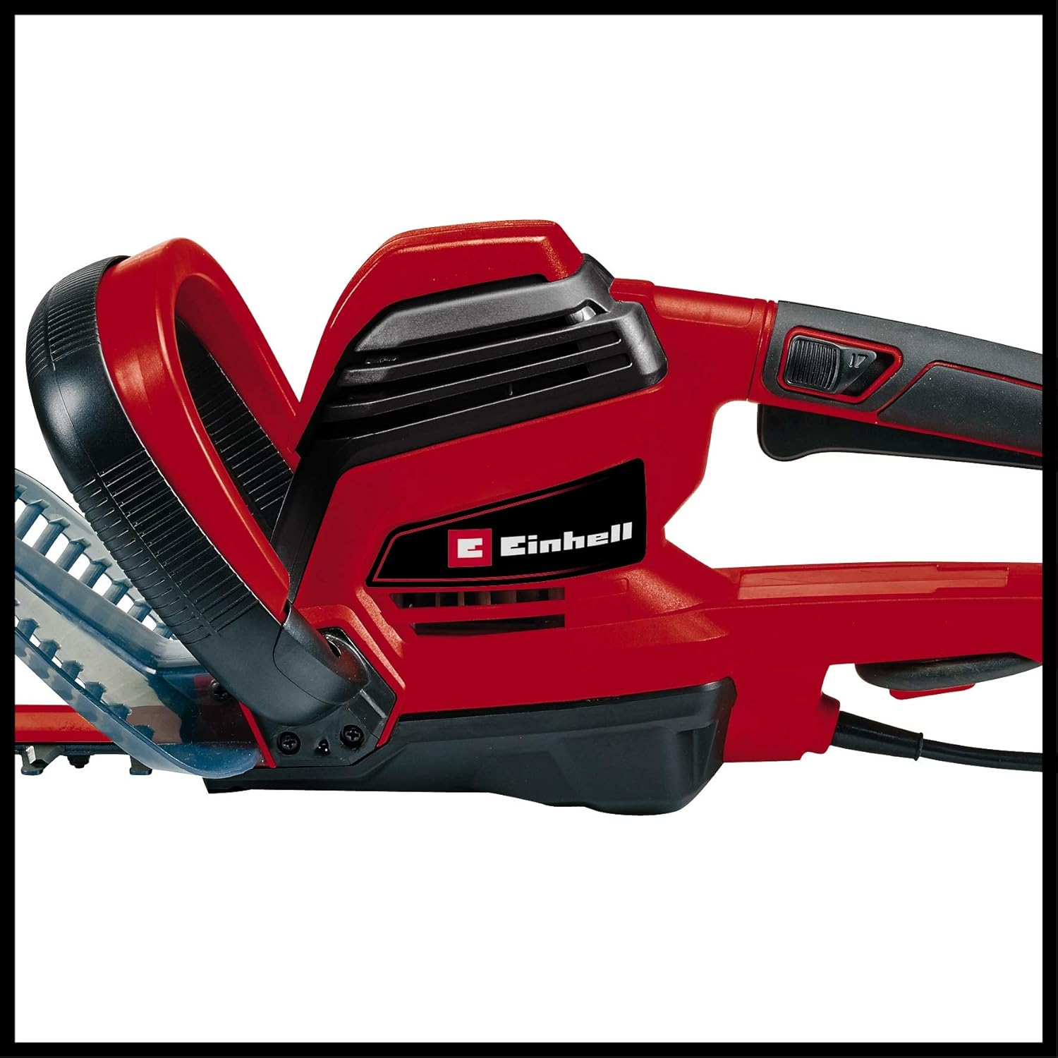 Einhell Tagliasiepi elettrico GE-EH 6560 (650 W, lama in acciaio tagliato e levigato al diamante, ingranaggi in metallo, protezione antiurto, incl. custodia)