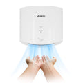 AIKE Hndetrockner 10 Sekunden Trocknen Energiesparend Kommerziell Elektrischer Hndetrockner Automatisch für Küche Badezimmer Toilette AK2630S 220V 1400W Silber