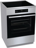 Gorenje GEIT5C61SPG Cucina indipendente con piano cottura a induzione, 50 cm, 70 litri, argento, PerfectGrill, AirFry, FrozenBake, Pizza Mode 300°C, AquaClean, Made in Europe, inox