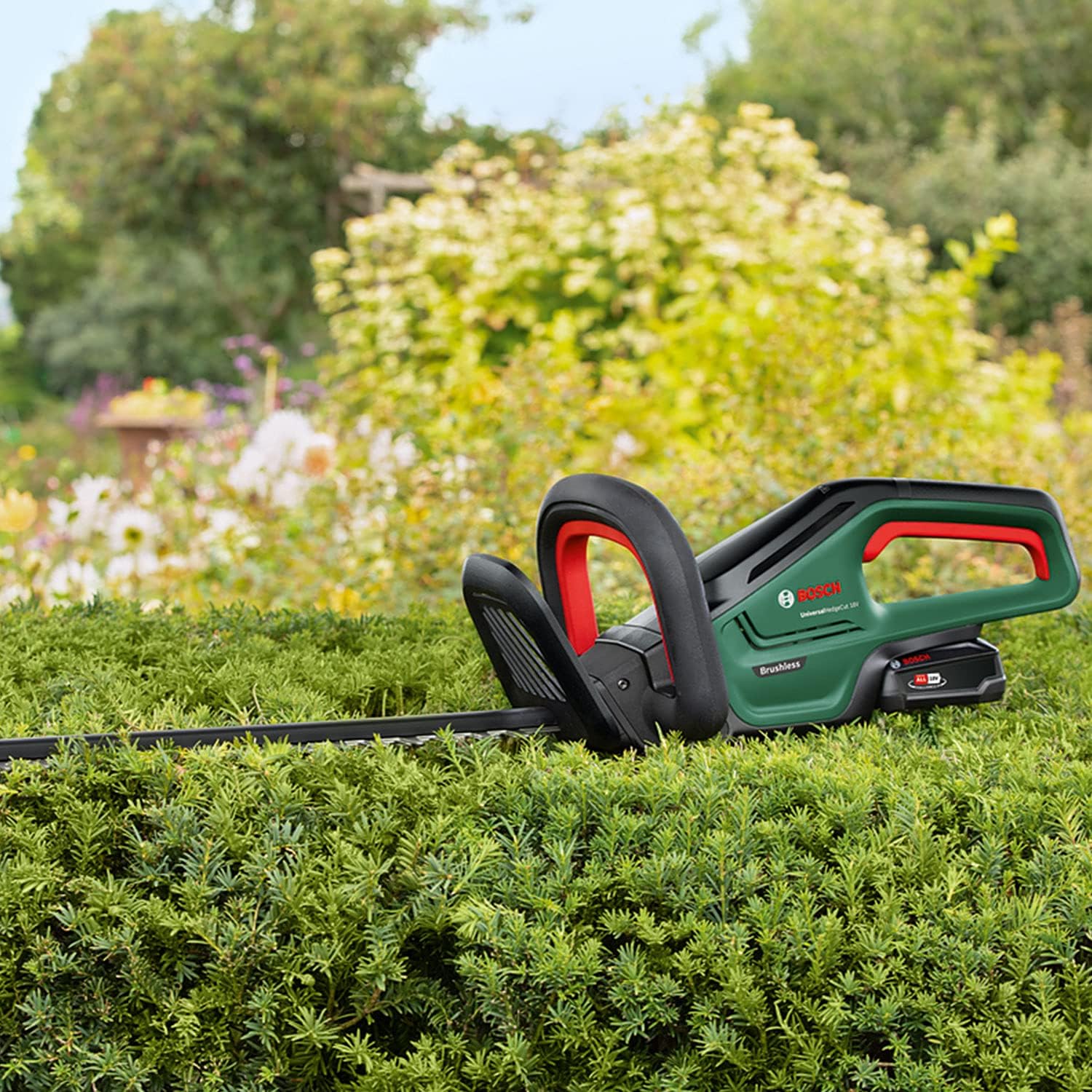 Bosch Tagliasiepi a batteria AHS 50-20 LI (1 batteria, sistema 18 Volt, lunghezza corsa: 20 mm, in scatola di cartone)