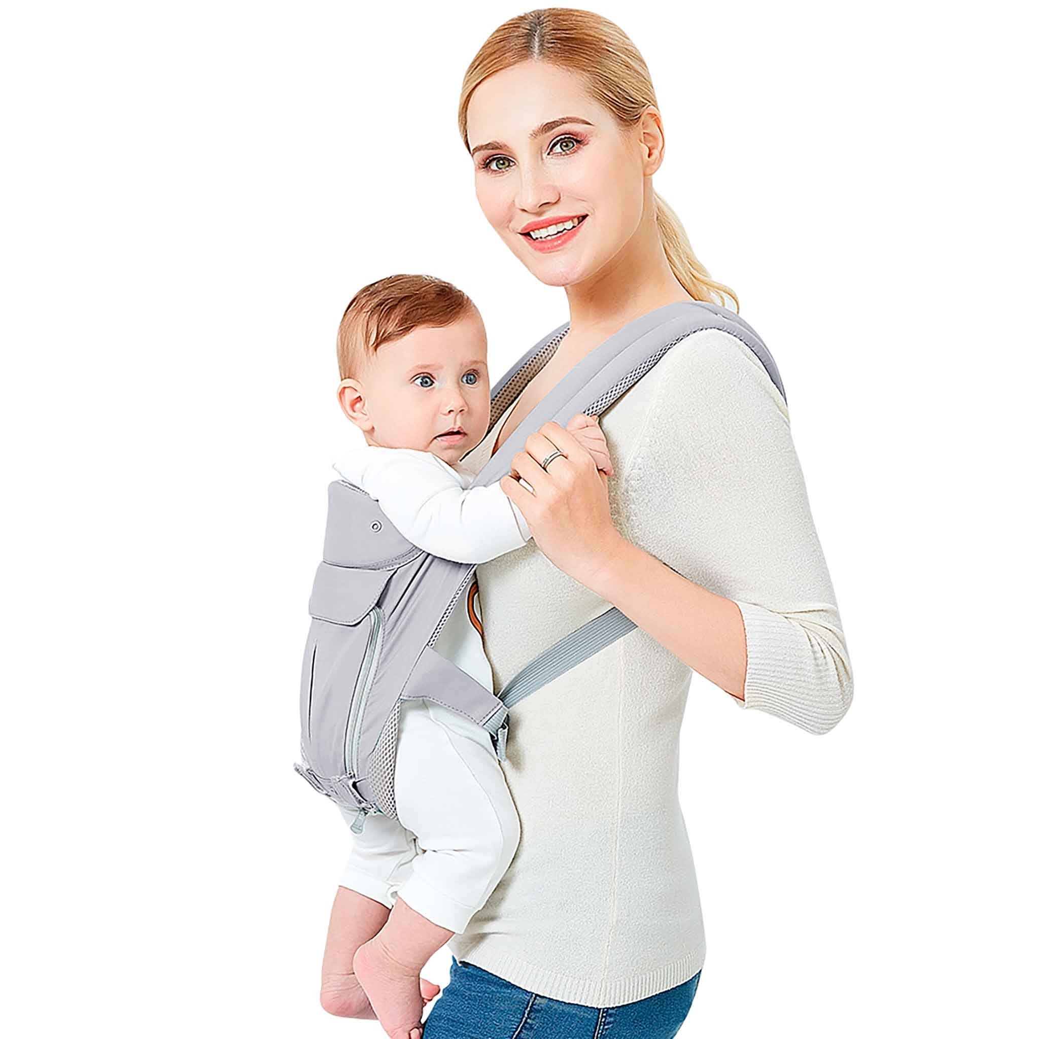 Kikid Babytrage Deluxe, Grau