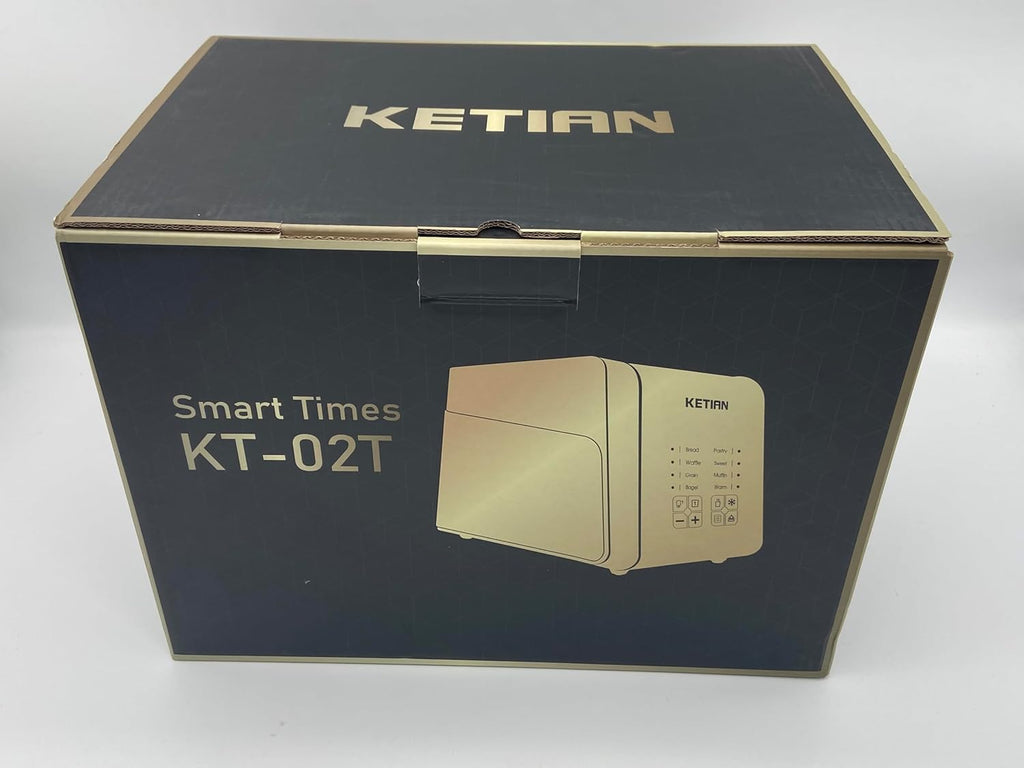 Toaster 2 Scheiben, KETIAN 2 Toast Schlitze mit Brötchenaufsatz, hochwertiger Edelstahl-Toaster, 7 Stufen, Auftaufunktion, Abschaltautomatik, 1400 W