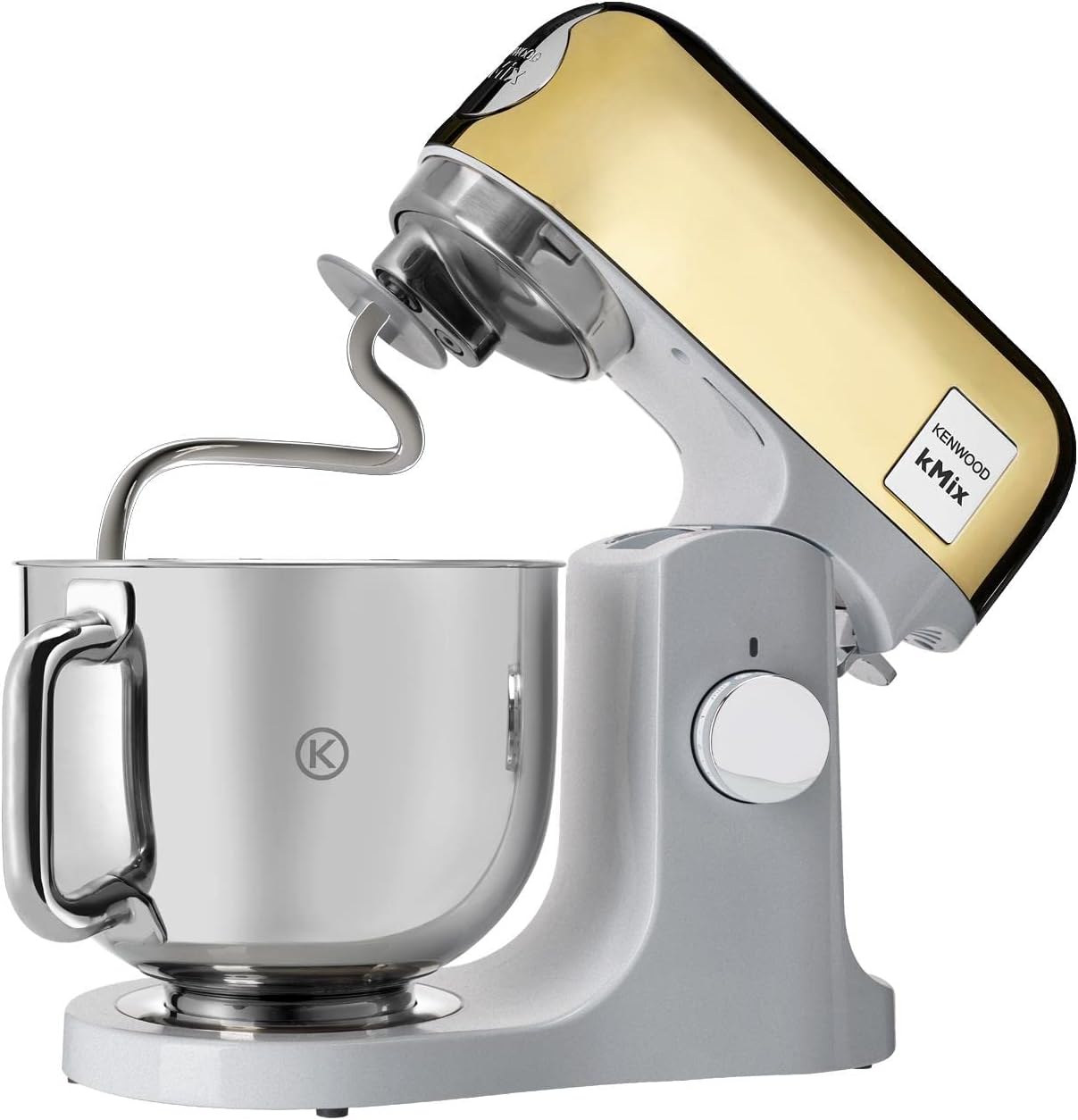 Kenwood kMix KMX750RD Robot da cucina, Ciotola in acciaio inox da 5 litri, Sistema di sicurezza Safe-Use, Corpo in metallo, 1000 Watt, Inclusi set di 3 accessori da pasticceria e paraspruzzi, Rosso