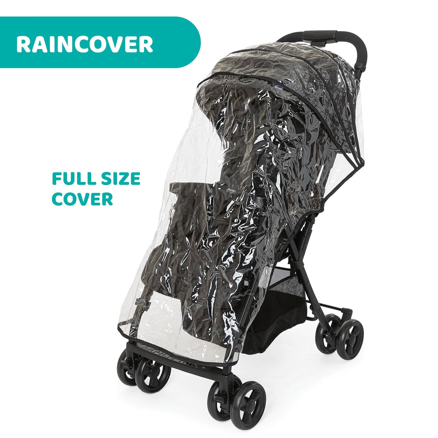 Chicco OHlalà 3 Ultra-Leichtgewicht Kinderwagen von Geburt bis 15 kg, Liege- und Faltbuggy mit großem Einkaufskorb, Kompakt, Regenschutz und Ausziehbares Verdeck