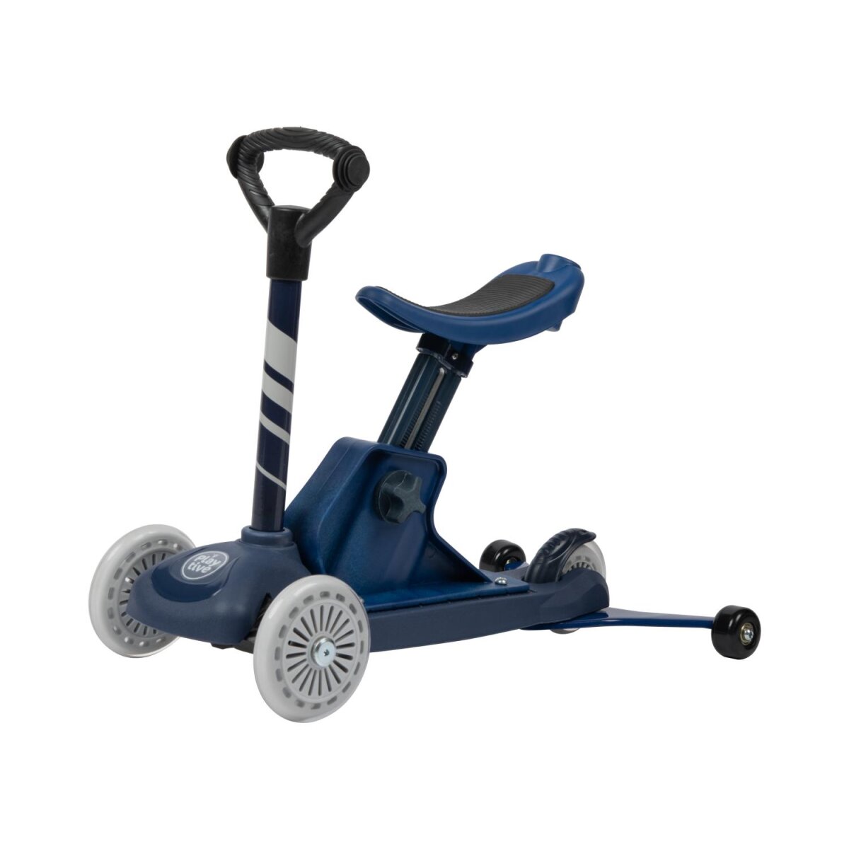 Playtive Monopattino 4 in 1, con ruote stabilizzatrici (blu) - Nuovo con lievi imperfezioni