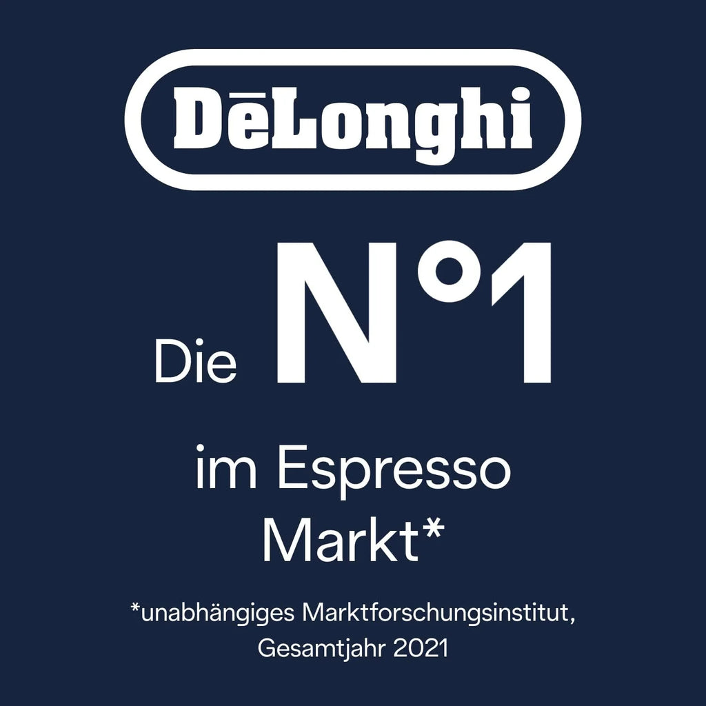 De'Longhi Magnifica Evo Next ECAM312.80.TB, Macchina automatica per caffè con 13 bevande (Cappuccino, Espresso, Latte Macchiato), Display a colori TFT da 2,4'', Sistema latte LatteCrema, Funzione 2 tazze, Titanio