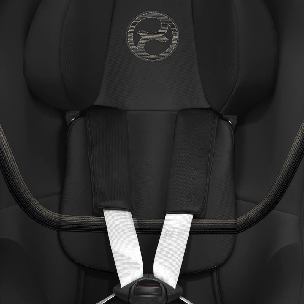 CYBEX Gold Kinder-Autositz Sirona S2 i-Size, Ab ca. 3 Monaten bis 4 Jahren, Max. 18 kg, SensorSafe kompatibel, Granite Black