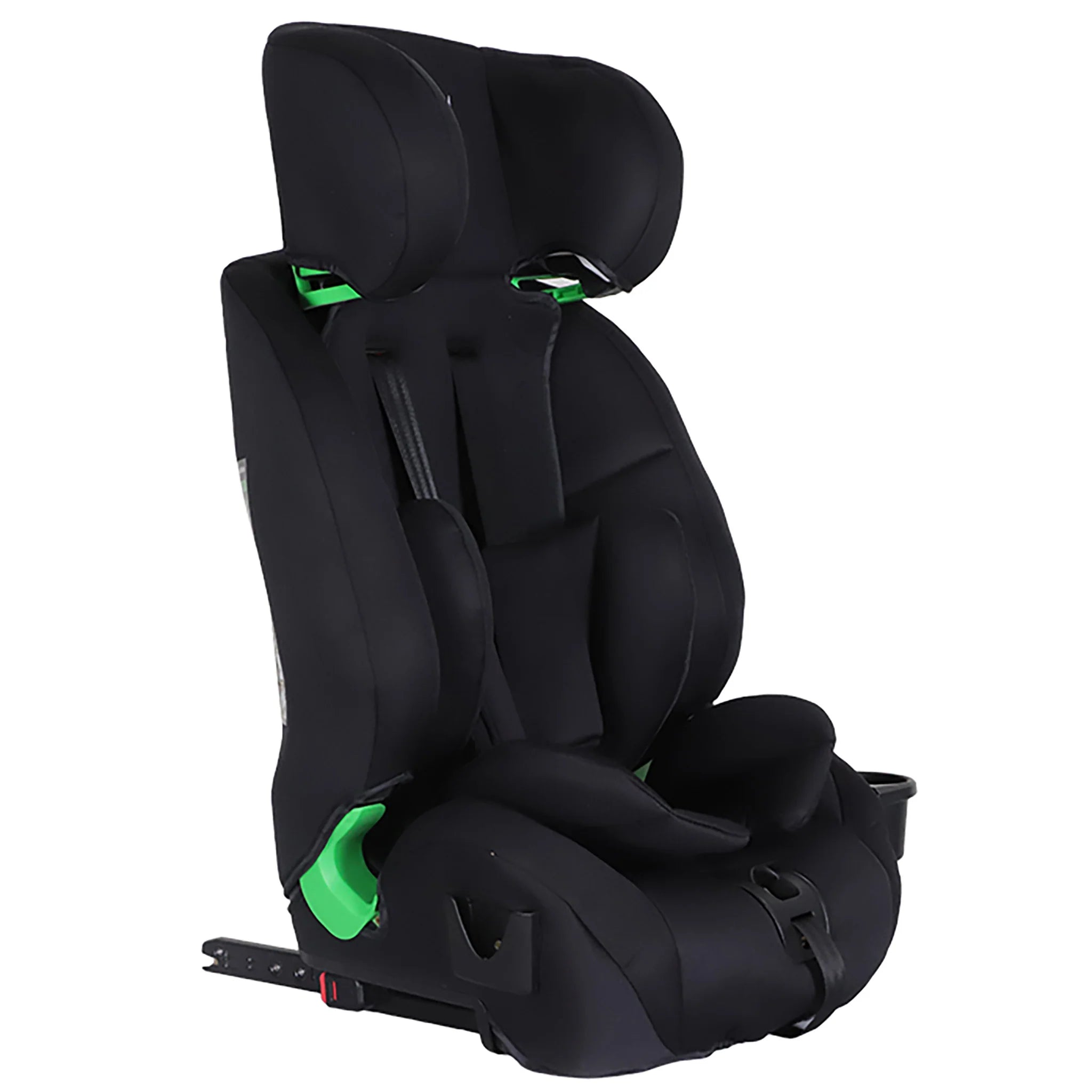 Kikid Premium Seggiolino Auto 76-150cm i-Size ISOFIX R129, nero