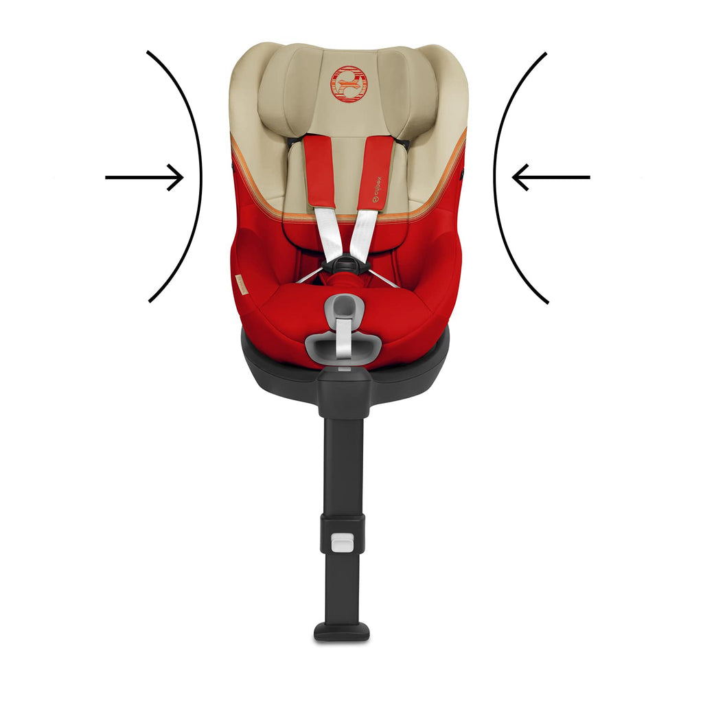 CYBEX Gold Kinder-Autositz Sirona S2 i-Size, Ab ca. 3 Monaten bis 4 Jahren, Max. 18 kg, SensorSafe kompatibel, Granite Black