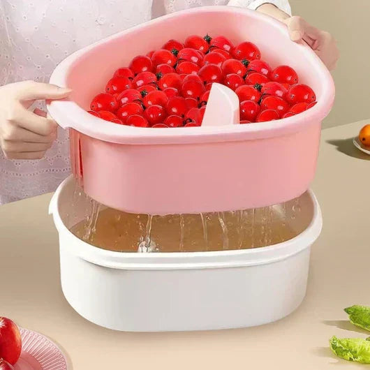 CleanBerry - Centrifuga per lavare la frutta con spazzola