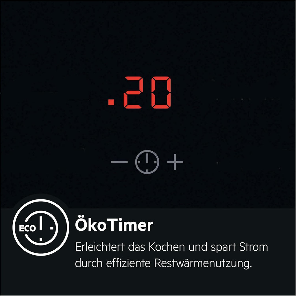 AEG Induktionskochfeld autark 60cm – 4 Flex-Kochzonen mit Powerfunktion für schnelleres Kochen – 14 Stufen – SuperFlat Rahmen – Timer – Touch-Bedienung – kompatibel mit Haubenautomatik – TO64IA0AXB