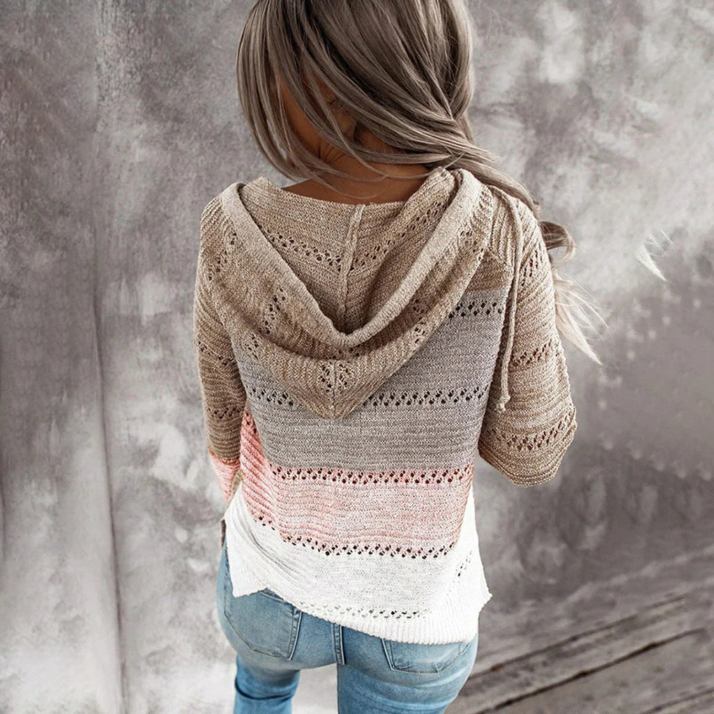 Locker sitzender Strickpullover mit V-Ausschnitt für alle Jahreszeiten