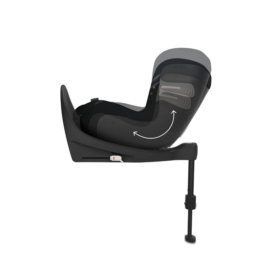 CYBEX Gold Kinder-Autositz Sirona S2 i-Size, Ab ca. 3 Monaten bis 4 Jahren, Max. 18 kg, SensorSafe kompatibel, Granite Black