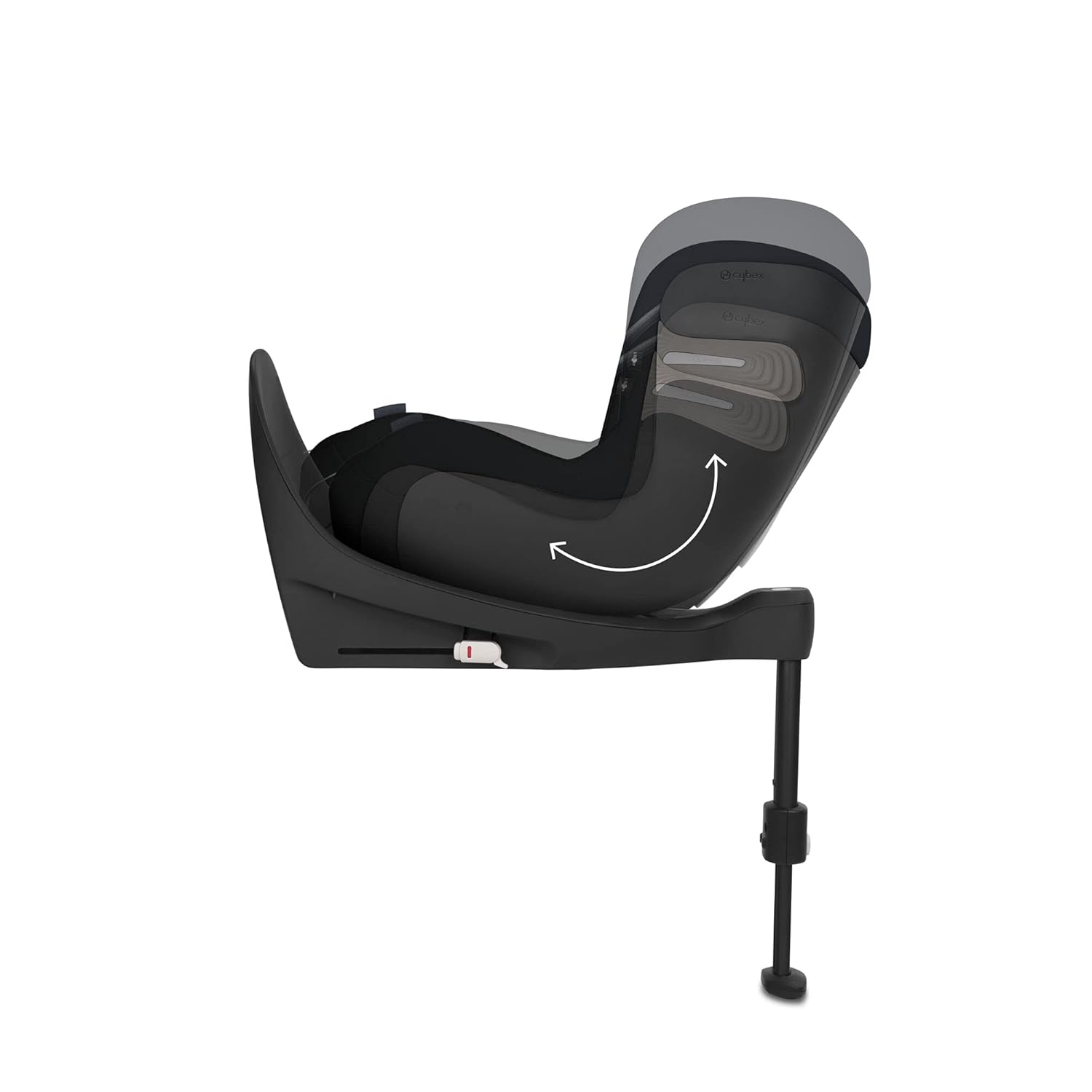 CYBEX Gold Kinder-Autositz Sirona S2 i-Size, Ab ca. 3 Monaten bis 4 Jahren, Max. 18 kg, SensorSafe kompatibel, Granite Black