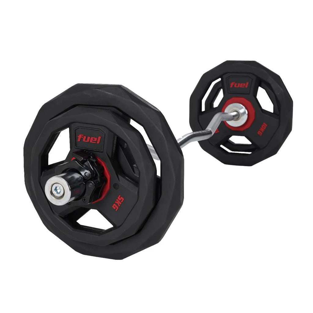 FUEL Fitness Olympia SZ Curlbar 120cm inclusi i collari a sgancio rapido