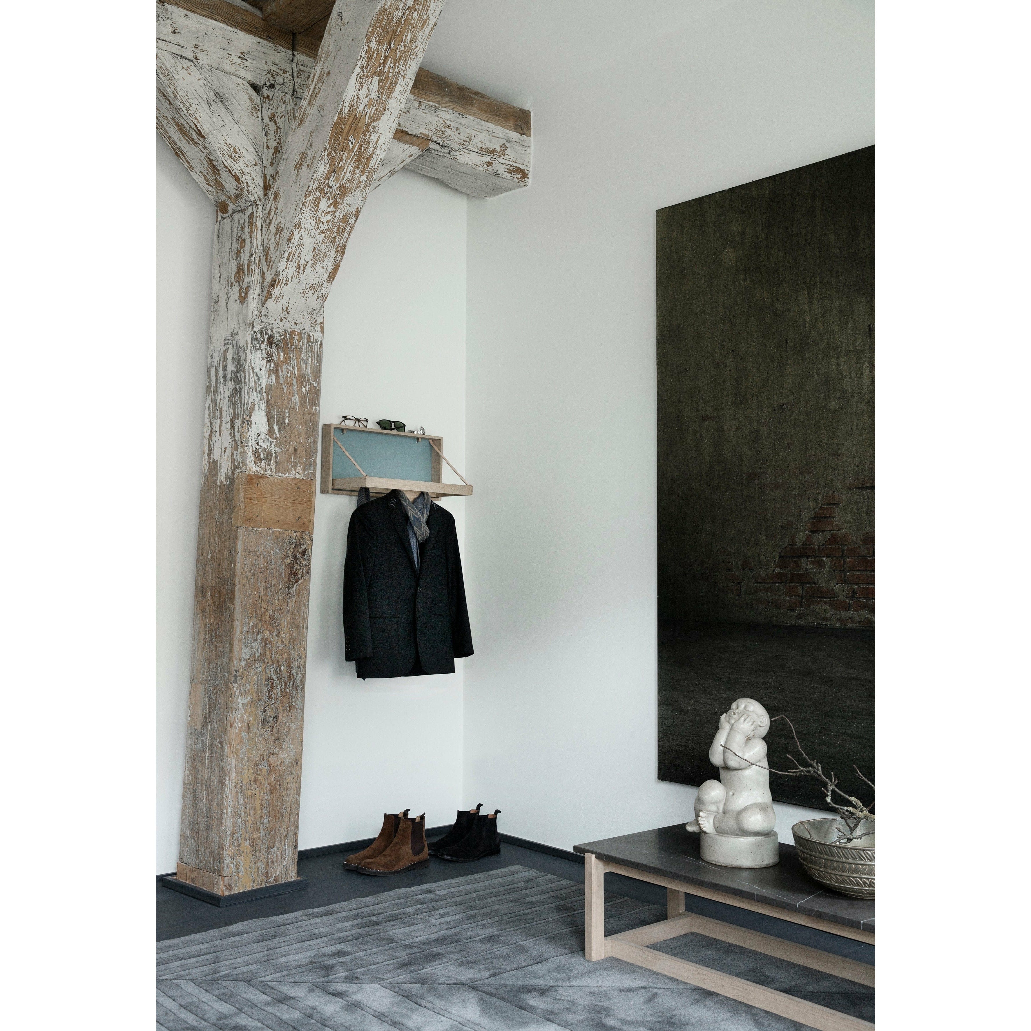 Klassik Studio Der Kleiderbügel Eiche gelt, Grau/Blau
