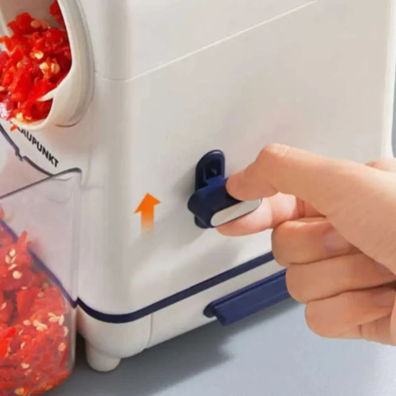 PowerSlicer - Der multifunktionale Küchenhelfer für müheloses Gemüseschneiden